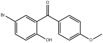 (5-bromo-2-hydroxy-phenyl)-(4-methoxyphenyl)methanone 结构式