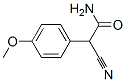 2-cyano-2-(4-methoxyphenyl)acetamide 结构式
