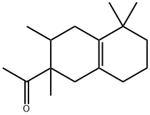 1-(1,2,3,4,5,6,7,8-octahydro-2,3,5,5-tetramethyl-2-naphthyl)ethan-1-one 结构式