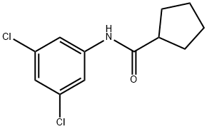 Cyclopentanecarboxamide, N-(3,5-dichlorophenyl)- (9CI) 结构式