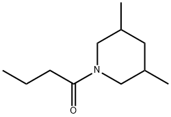Piperidine, 3,5-dimethyl-1-(1-oxobutyl)- (9CI) 结构式