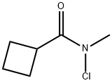 Cyclobutanecarboxamide, N-chloro-N-methyl- (9CI) 结构式