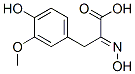 2-(Hydroxyimino)-3-(3-methoxy-4-hydroxyphenyl)propionic acid 结构式