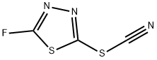 Thiocyanic acid, 5-fluoro-1,3,4-thiadiazol-2-yl ester (9CI) 结构式