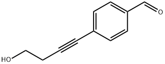 4-(4-羟基丁-1-炔-1-基)苯甲醛 结构式