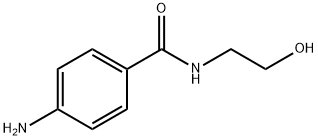 4-氨基苯甲酰胺基乙醇 结构式