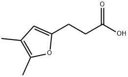 3-(4,5-二甲基-2-呋喃)丙酸 结构式