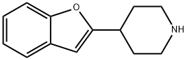 4-(苯并呋喃-2-基)哌啶 结构式