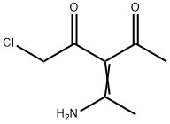 (3Z)-3-(1-AMINOETHYLIDENE)-1-CHLOROPENTANE-2,4-DIONE 结构式