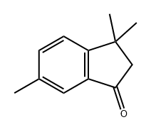 3,3,6-三甲基-1H-1-茚满酮 结构式
