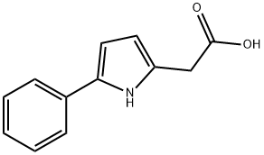 5-Phenyl-1H-pyrrole-2-acetic acid 结构式