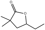 5-乙基二氢-3,3-二甲基-2(3H)-呋喃酮 结构式