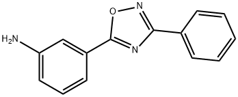 3-(3-苯基-1,2,4-噁二唑-5-基)苯胺 结构式