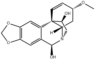 6-HYDROXYCRINAMINE 结构式