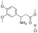 3-氨基-3-(3,4-二甲氧基苯基)丙酸甲酯 结构式