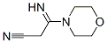 Morpholine,  4-(2-cyano-1-iminoethyl)-  (9CI) 结构式