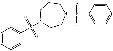 六氢-1,4-二苯磺酰基-1H-1,4-二氮杂卓 结构式
