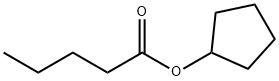 Pentanoic acid, cyclopentyl ester (9CI) 结构式