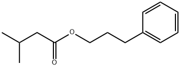 异戊酸3-苯丙酯 结构式