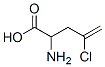 2-amino-4-chloro-pent-4-enoic acid 结构式