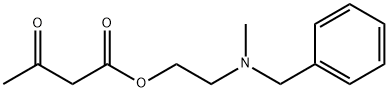 2-(苄基甲基氨基)乙基乙酰乙酸酯 结构式