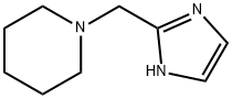 1-(1H-IMIDAZOL-2-YLMETHYL)-PIPERIDINE 结构式