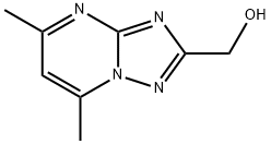 (5,7-二甲基-[1,2,4]三唑并[1,5-A]嘧啶-2-基)甲醇 结构式