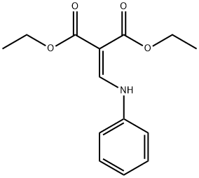 2-苯基氨基亚甲基-丙二酸二乙酯 结构式