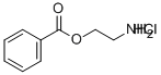 苯酸乙醇胺.盐酸盐 结构式