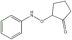 Cyclopentanone, 2-[(phenylamino)oxy]-, (+)- (9CI) 结构式