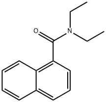 1-Naphthalenecarboxamide, N,N-diethyl- 结构式