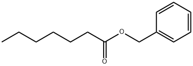 庚酸苄酯 结构式