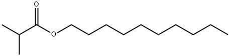 异丁酸癸酯 结构式