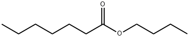 庚酸丁酯 结构式