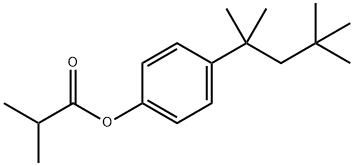 [4-(2,4,4-trimethylpentan-2-yl)phenyl] 2-methylpropanoate 结构式