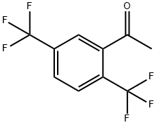 2',5'-二(三氟甲基)苯乙酮 结构式