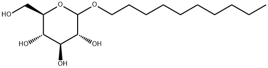 癸基-D-吡喃葡萄糖苷 结构式