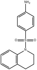 [4-(3,4-二氢-2H-喹啉-1-基磺酰基)苯基]胺 结构式