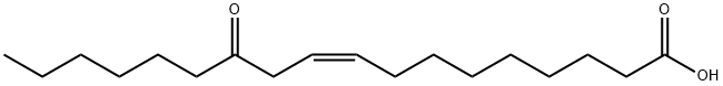 12-氧代-9(Z)-十八碳烯酸 结构式