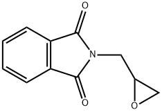 N-(2,3-环氧丙基)邻苯二甲酰胺 结构式