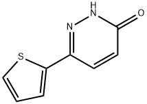 6-(2-噻吩)-2H-哒嗪-3-酮 结构式