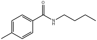 N-N-丁基-4-甲基苯甲酰胺 结构式