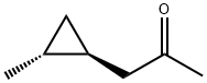 2-Propanone, 1-(2-methylcyclopropyl)-, trans- (9CI) 结构式