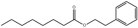 辛酸-2-苯乙酯 结构式