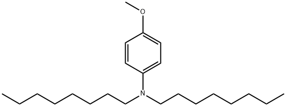 N,N-dioctyl-p-anisidine 结构式