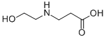 3-[(2-HYDROXYETHYL)AMINO]PROPANOIC ACID 结构式
