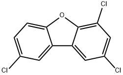 2,4,8-三氯二苯并呋喃 结构式