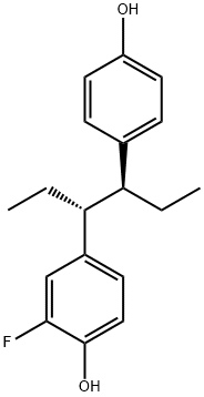 2-fluorohexestrol 结构式