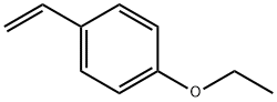4-乙氧基苯乙烯 结构式