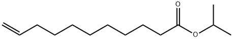 十一碳烯酸异丙酯 结构式
